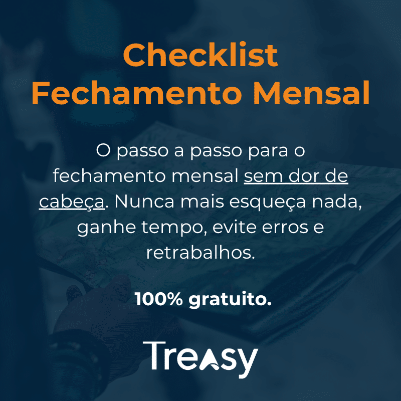 Checklist de Fechamento Financeiro Mensal 100% gratuito
