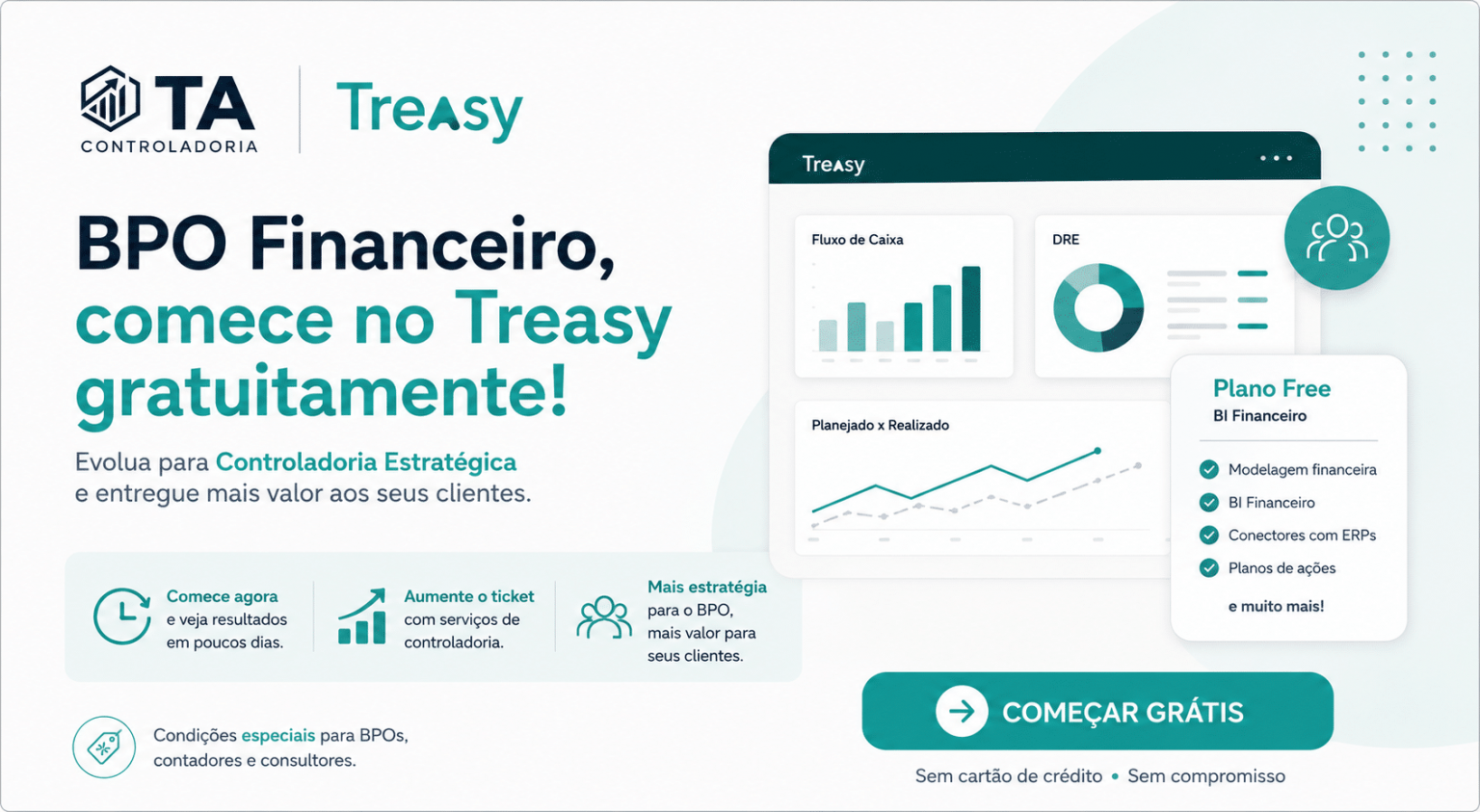 Treasy para BPO Financeiro